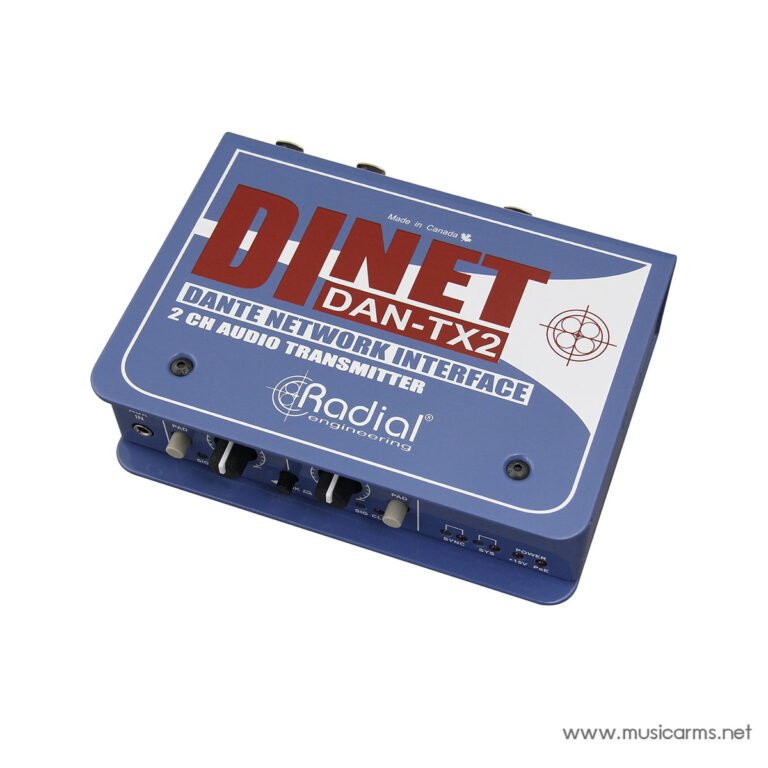 Radial DiNet DAN-TX2 2-Channel Dante Network Transmitter ขายราคาพิเศษ