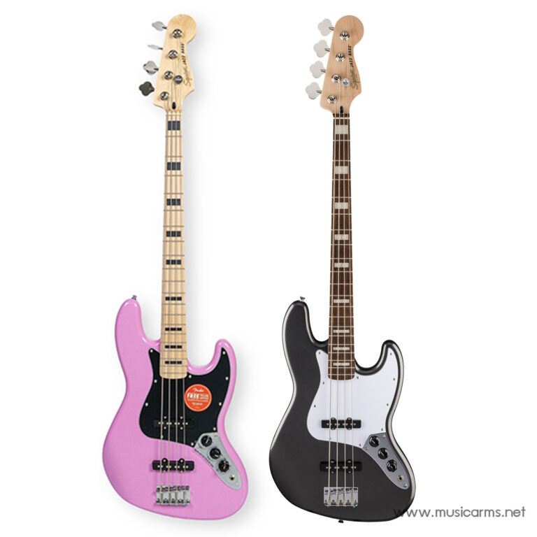 Squier FSR Affinity Series Active Jazz Bass Flash Pink Limited Edition ขายราคาพิเศษ