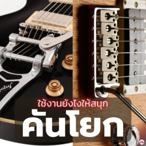 คันโยกกีตาร์คืออะไร ใช้งานยังไงให้สนุกราคาถูกสุด