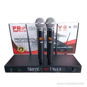 PROPLUS UM19 ไมค์ไร้สายคู่มือถือ ย่าน UHF 694-703 MHz และ 748-758 MHzราคาถูกสุด