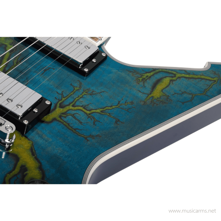Schecter E-1 Electro-Resin Transparent Blue กีตาร์ไฟฟ้า ขายราคาพิเศษ