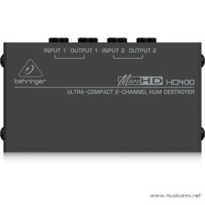 Behringer MicroHD HD400 Hum Destroyer อุปกรณ์แปลงสัญญาณราคาถูกสุด