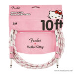 Fender x Hello Kitty White/Pink Woven Cable สายแจ็ค ลดราคาพิเศษ