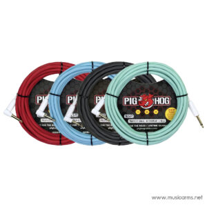 Pig Hog Hex Series Silent Cable 18.6 ft , Right Angle Cableราคาถูกสุด