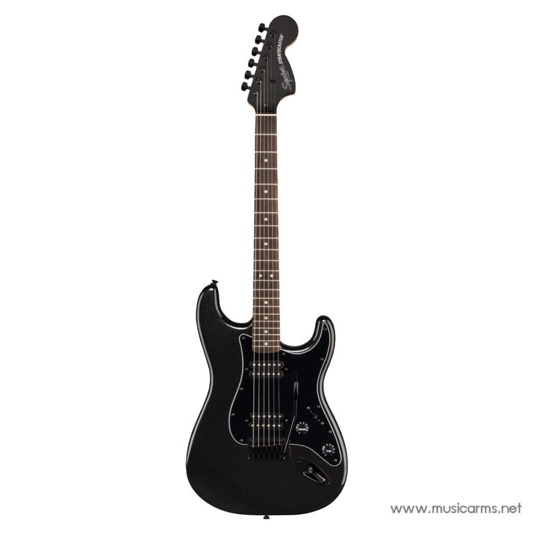 Squier FSR Affinity Stratocaster HH in Metallic Black Matching Headstock ขายราคาพิเศษ