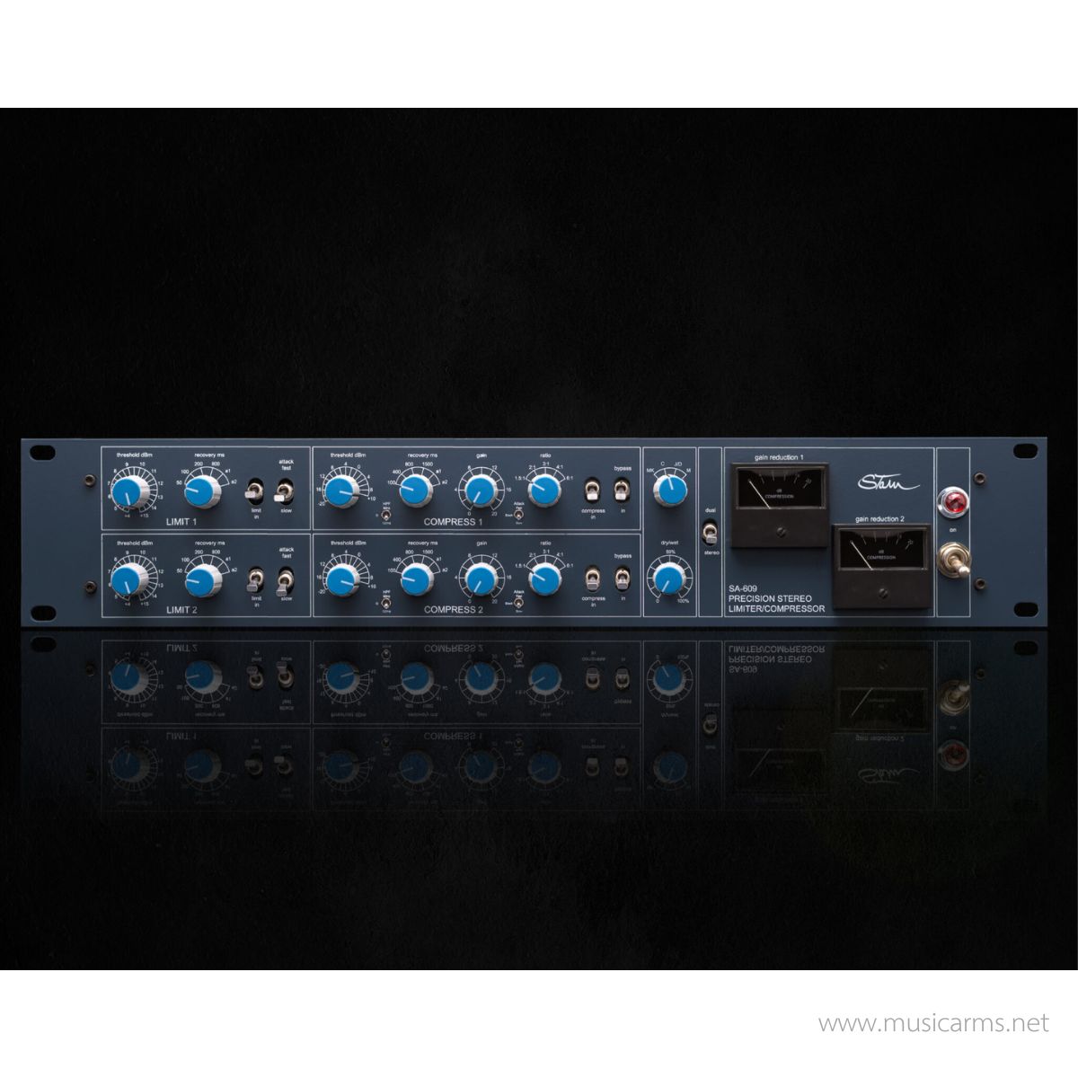 Stam Audio SA-609+ Stereo Diode Bridge Compressor คอมเพรสเซอร์
