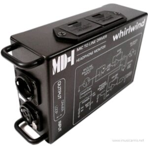 Whirlwind MD-1 ปรีแอมป์ไมค์พกพาพร้อมมอนิเตอร์หูฟังราคาถูกสุด