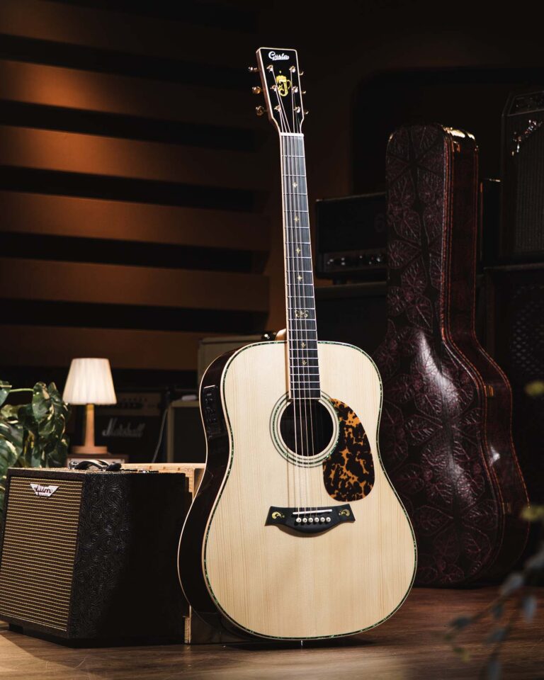 Gusta RIN JUGG Signature กีตาร์โปร่งไฟฟ้า ขายราคาพิเศษ