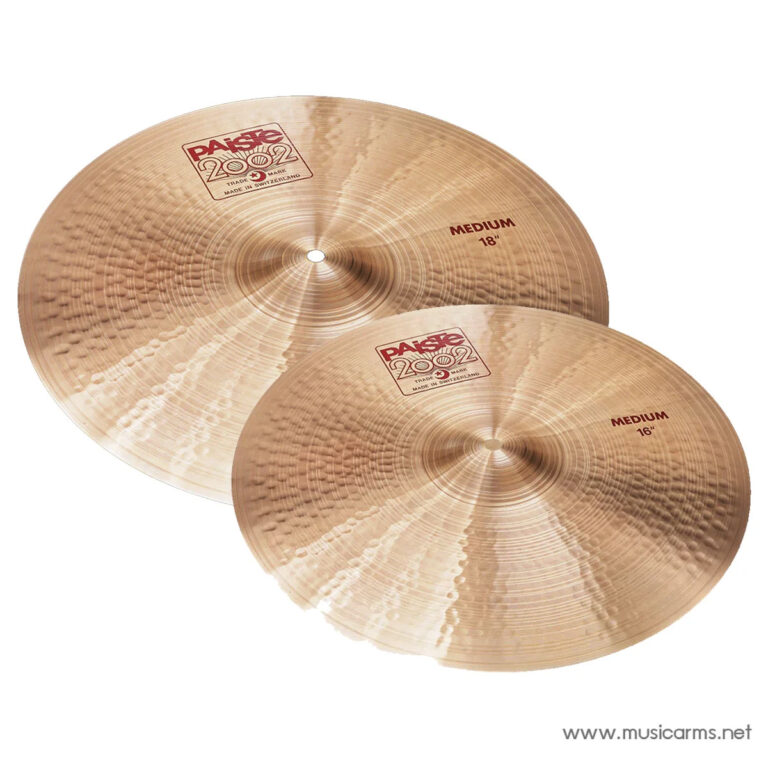 Paiste 2002 Medium Crash Cymbals ฉาบกลอง ขายราคาพิเศษ