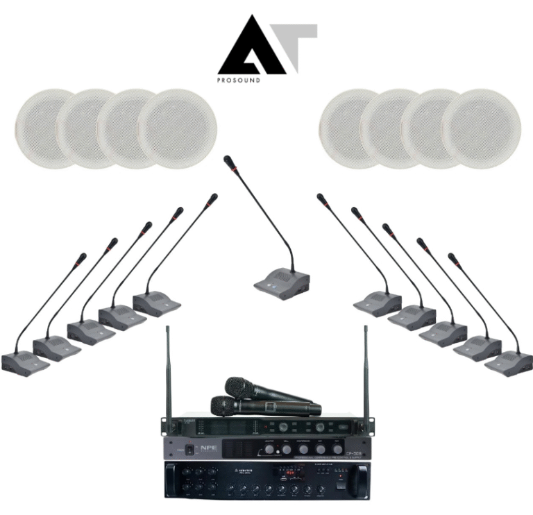 NPE CF-50 Series/MICROTECH PRO-2400L ชุดไมค์ประชุม 11 ท่าน ขายราคาพิเศษ
