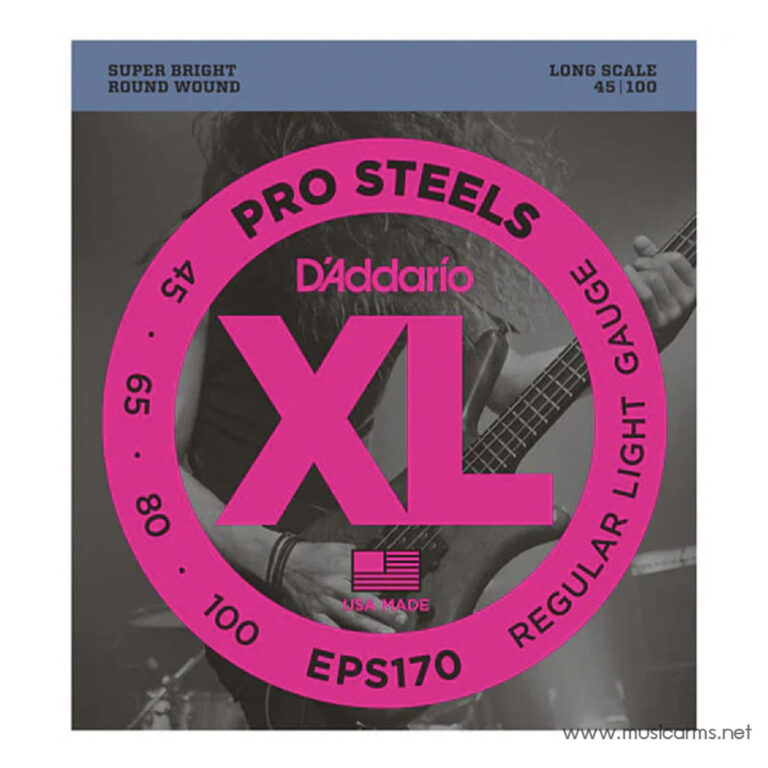 D’Addario EPS170 ProSteels 4 String Bass สายเบส ขายราคาพิเศษ