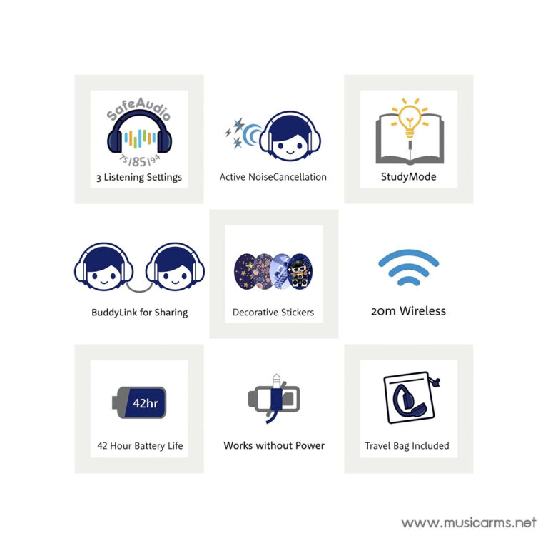 Buddyphone CosmosFun หูฟังสำหรับเด็ก ขายราคาพิเศษ