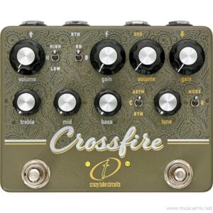 Crazy Tube Circuits Crossfire เอฟเฟคโอเวอร์ไดรฟ์/แอมป์ซิมราคาถูกสุด