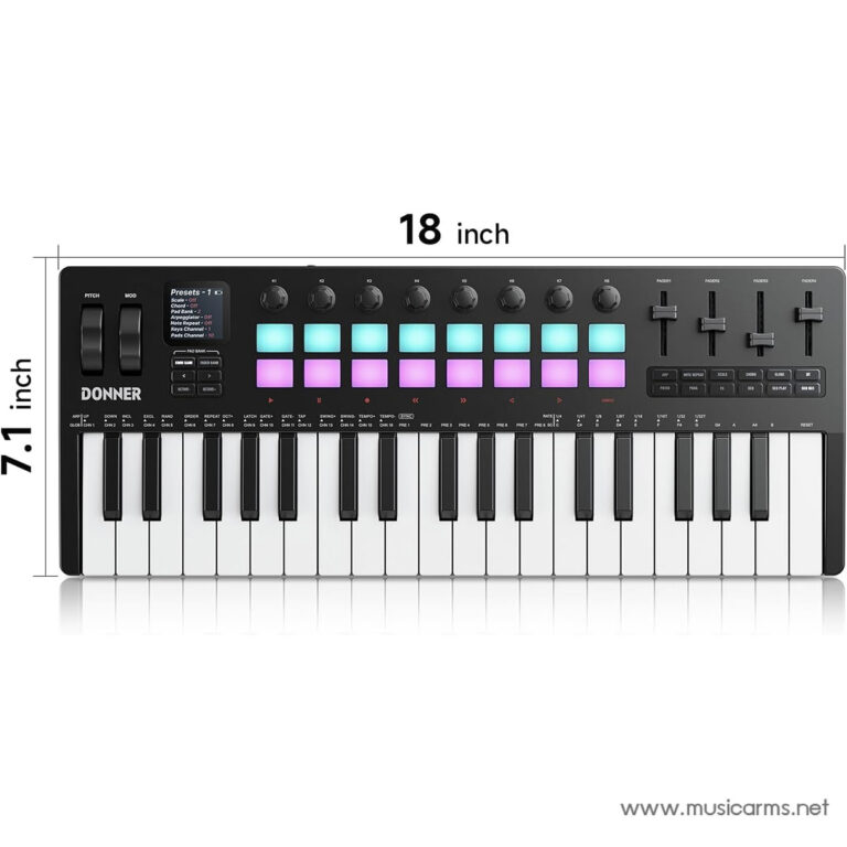 Donner Starrykey-37 Play MIDI Keyboard ขายราคาพิเศษ