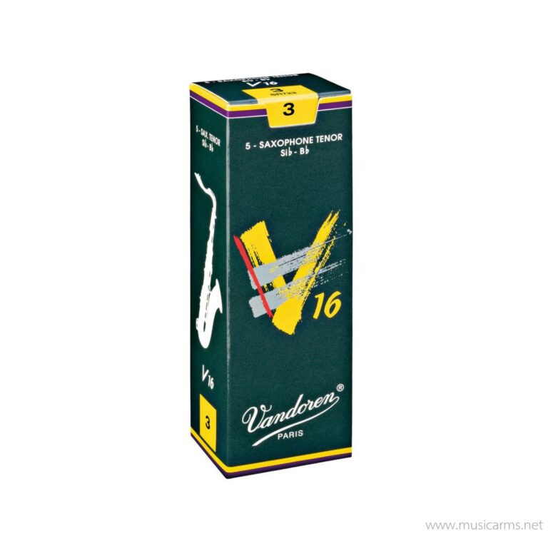 Vandoren V16 ลิ้นเทนอร์แซค Tenor Saxophone Reeds (กล่อง 5 ชิ้น) ขายราคาพิเศษ