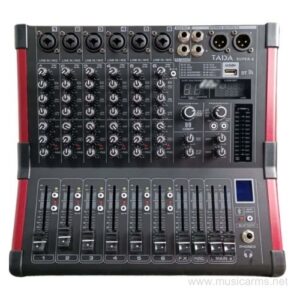 Tada Super-6 อนาล็อกมิกเซอร์ เสียบไมค์ได้ 6 ช่อง มอนิเตอร์ 1 Auxราคาถูกสุด