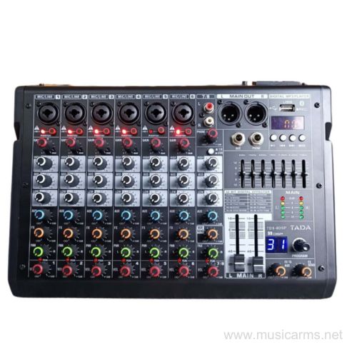 Tada TDS-8 DSP มิกเซอร์อนาล็อก 6 ช่องเสียบไมค์ เอฟเฟคแท้
