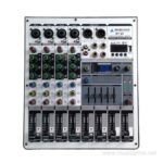 Microtech MT-8S อนาล็อกมิกเซอร์ เสียบไมค์ได้ 4 ช่อง 1 Aux มอนิเตอร์ ลดราคาพิเศษ