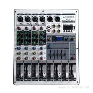 Microtech MT-8S อนาล็อกมิกเซอร์ เสียบไมค์ได้ 4 ช่อง 1 Aux มอนิเตอร์ราคาถูกสุด