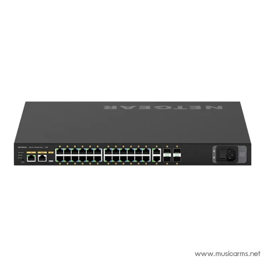NETGEAR GSM4230P Fully Managed PoE+ Switch (30-Port, 24x1G PoE+, 2x1G, 4xSFP)