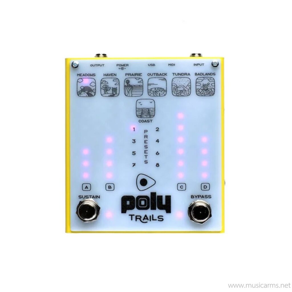 Poly Effects Trails Stereo Reverb Workstation เอฟเฟครีเวิร์บ