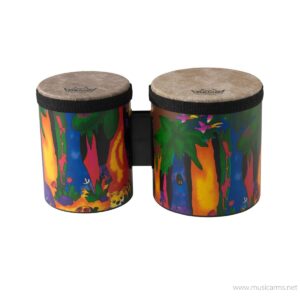 Remo Bongo Drum – Rhythm Kids, 5″-6″Rain Forest Finish ลายป่า เครื่องกระทบสำหรับเด็กราคาถูกสุด