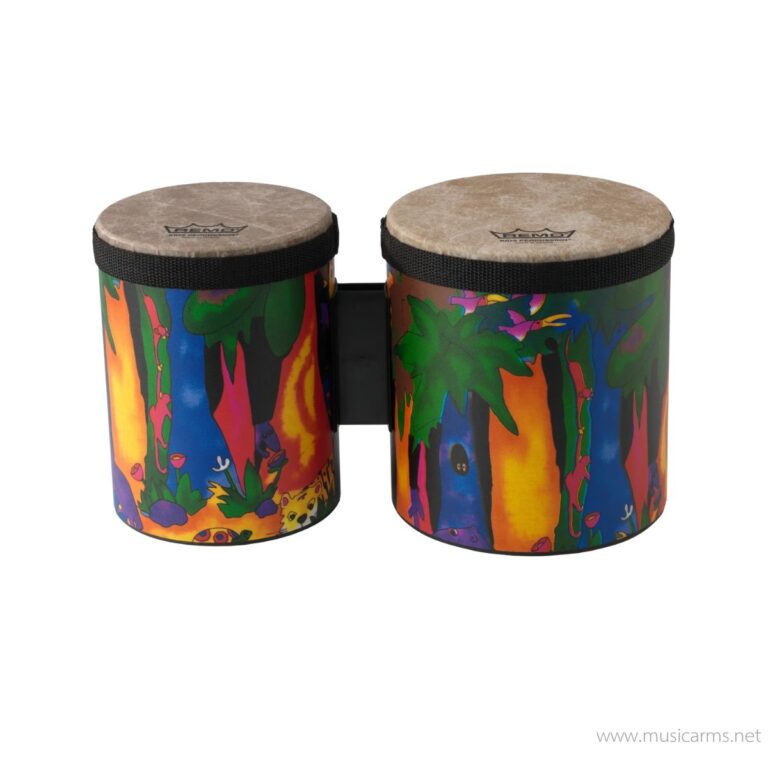 Remo Bongo Drum – Rhythm Kids, 5″-6″Rain Forest Finish ลายป่า เครื่องกระทบสำหรับเด็ก ขายราคาพิเศษ