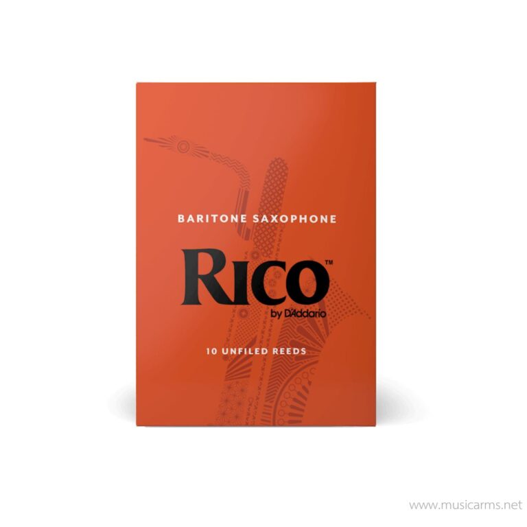 ลิ้นบาริโทนแซก Rico Baritone Saxophone Reeds (กล่องส้ม) เบอร์3 ขายราคาพิเศษ