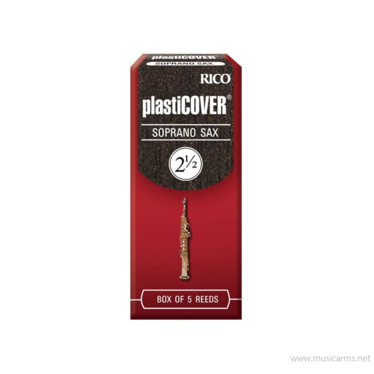 ลิ้นโซปราโน่แซก Rico Plasticover เบอร์2.5 สีดำ RRP05SSX250 ขายราคาพิเศษ