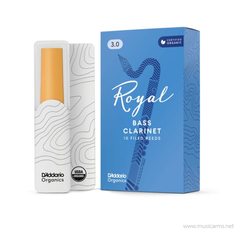 Rico ลิ้นเบสคลาริเน็ต Bass Clarinet Reeds เบอร์3 Royal (กล่องฟ้า) ขายราคาพิเศษ