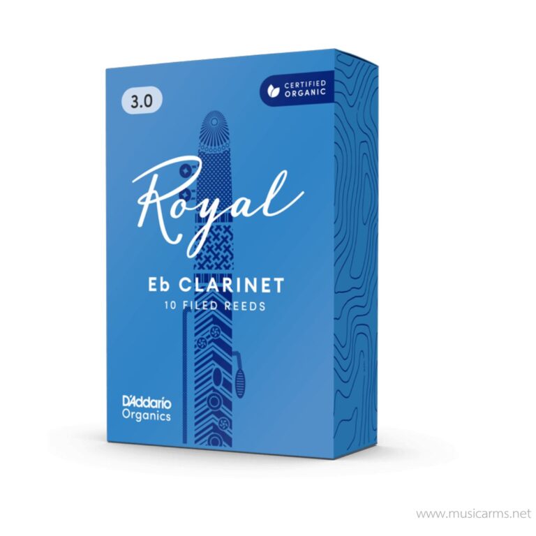 Rico ลิ้น Eb คลาริเน็ต Eb Clarinet Reeds เบอร์3 Royal (กล่องฟ้า) ขายราคาพิเศษ