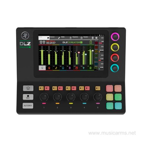 Mackie DLZ Creator XS พอดแคสต์มิกเซอร์
