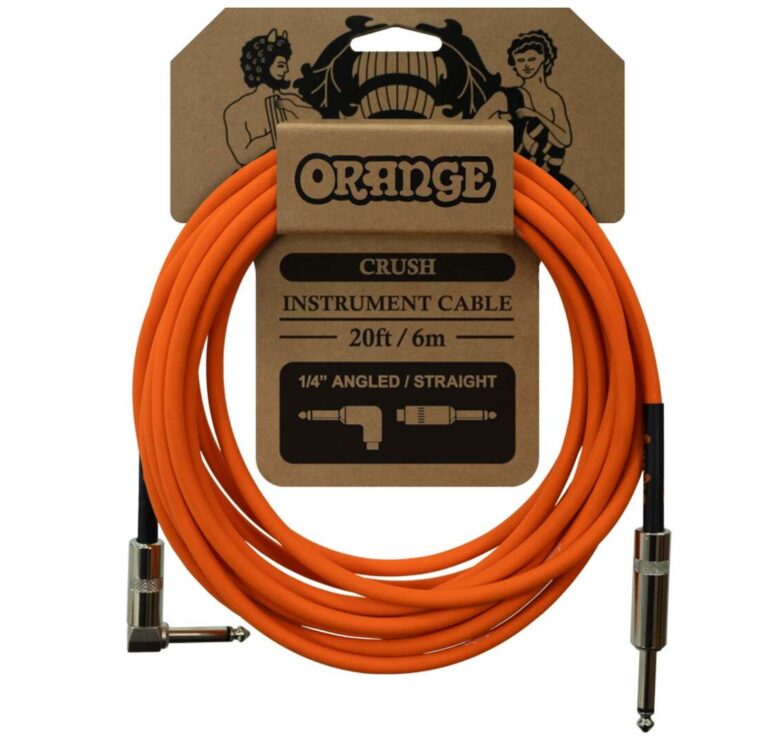 Orange CRUSH Angled Instument Cables ขายราคาพิเศษ