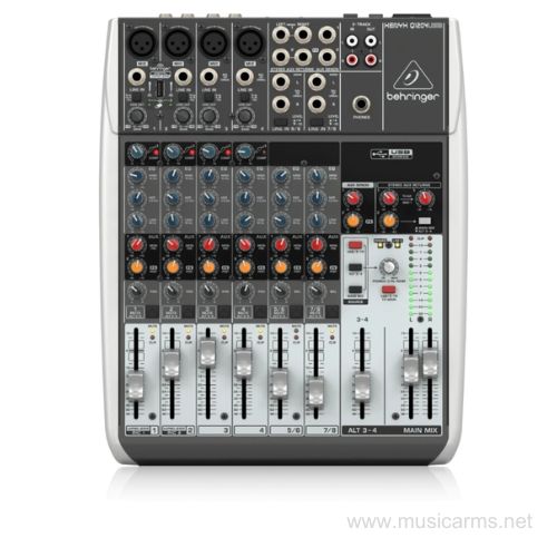 Behringer XENYX Q1204USB มิกเซอร์อนาล็อก ช่องเสียบไมค์ 4 ช่อง 1 Aux มอนิเตอร์