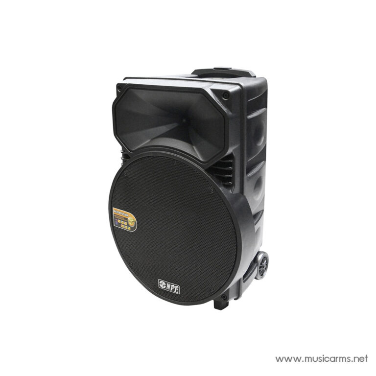NPE TB-15BAT ลำโพงล้อลากอเนกประสงค์ 300W พร้อมไมค์ลอยคู่ ขายราคาพิเศษ