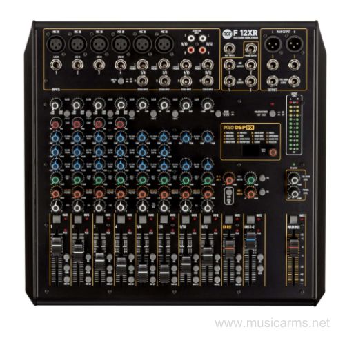RCF F 12XR อนาล็อกมิกเซอร์ เสียบไมค์ได้ 6 ช่อง มอนิเตอร์ 1 Aux