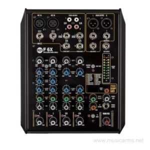 RCF F 6X อนาล็อกมิกเซอร์ เสียบไมค์ได้ 2 ช่องราคาถูกสุด