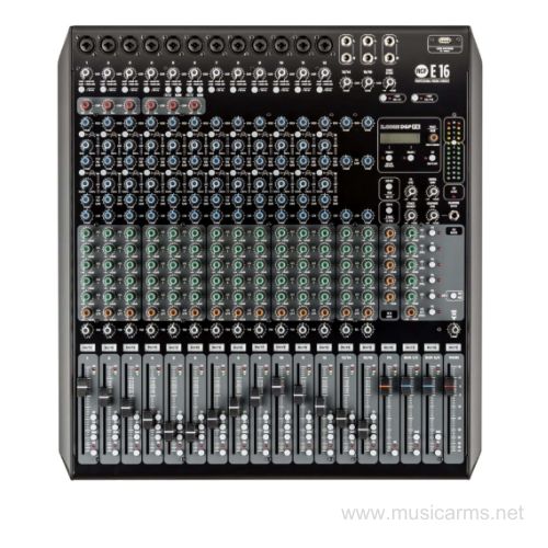 RCF E 16 อนาล็อกมิกเซอร์ ช่องเสียบไมค์ 12 ช่อง 5 Aux มอนิเตอร์
