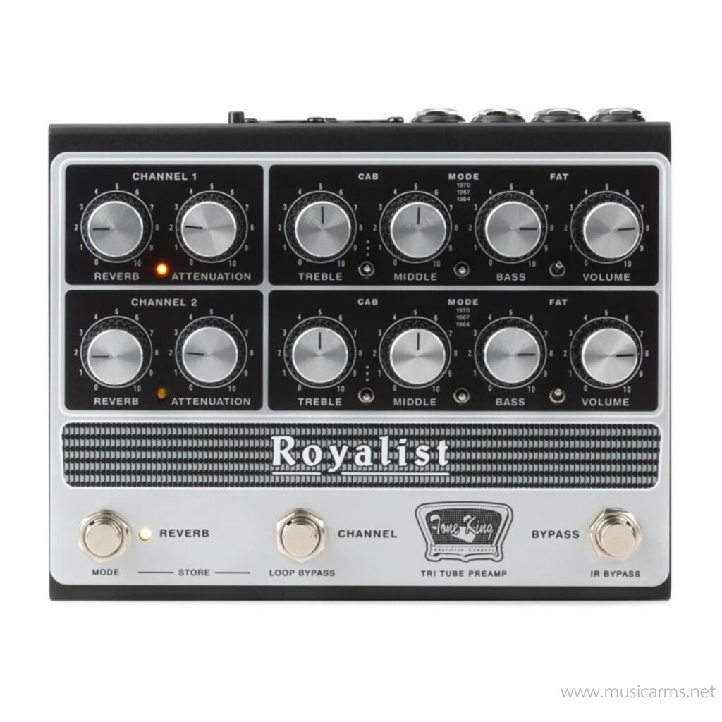 Tone King Royalist Tri-tube Preamp and DI Pedal