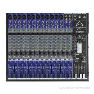Wharfedale PRO SL-1224USB มิกซ์อนาล็อก 12 ช่อง 2 Aux มอนิเตอร์ราคาถูกสุด