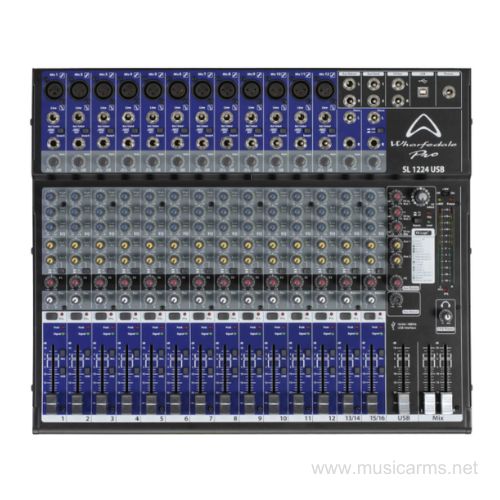 Wharfedale PRO SL-1224USB มิกซ์อนาล็อก 12 ช่อง 2 Aux มอนิเตอร์