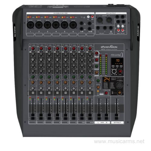 Soundvision AMX-10 อนาล็อก มิกเซอร์ 10 แชนแนล