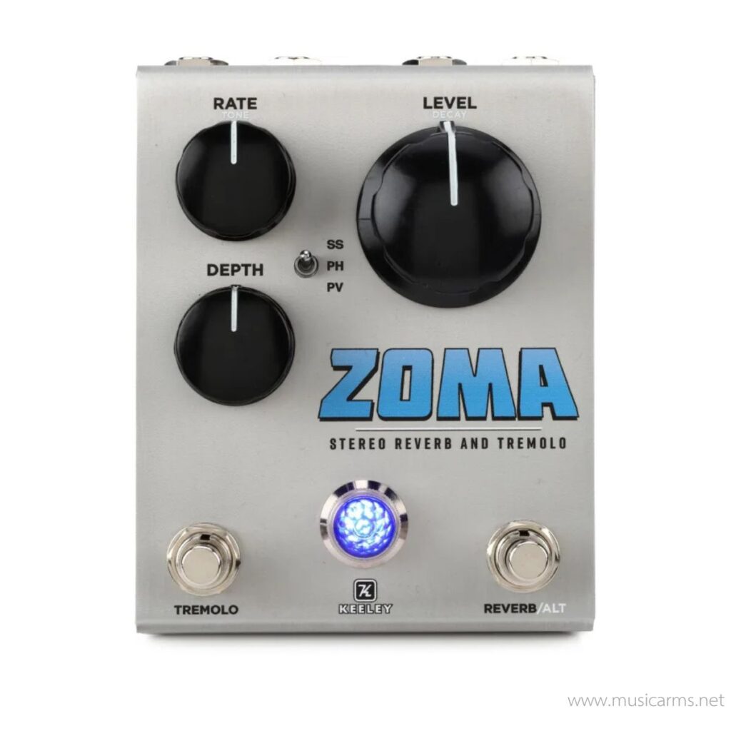 Keeley Zoma Stereo Reverb and Tremolo Pedal