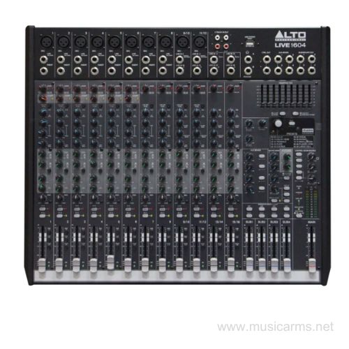 ALTO LIVE-1604 มิกเซอร์อนาล็อก 10 ช่องเสียบไมค์ 2 Aux