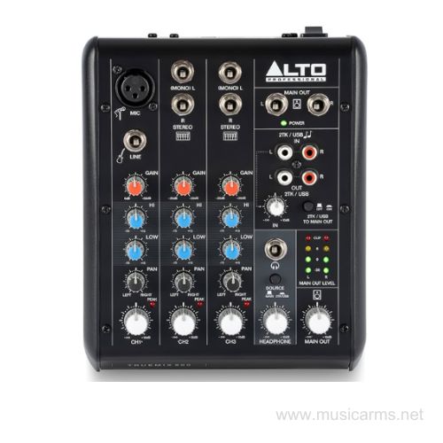 ALTO TrueMix 500 มิกเซอร์อนาล็อก 5 ช่อง พร้อม USB อินเตอร์เฟสในตัว