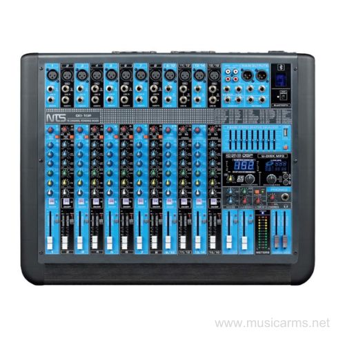 NTS GB-16 อนาล็อกมิกเซอร์ ช่องเสียบไมค์ 12 ช่อง มอนิเตอร์ 1 Aux