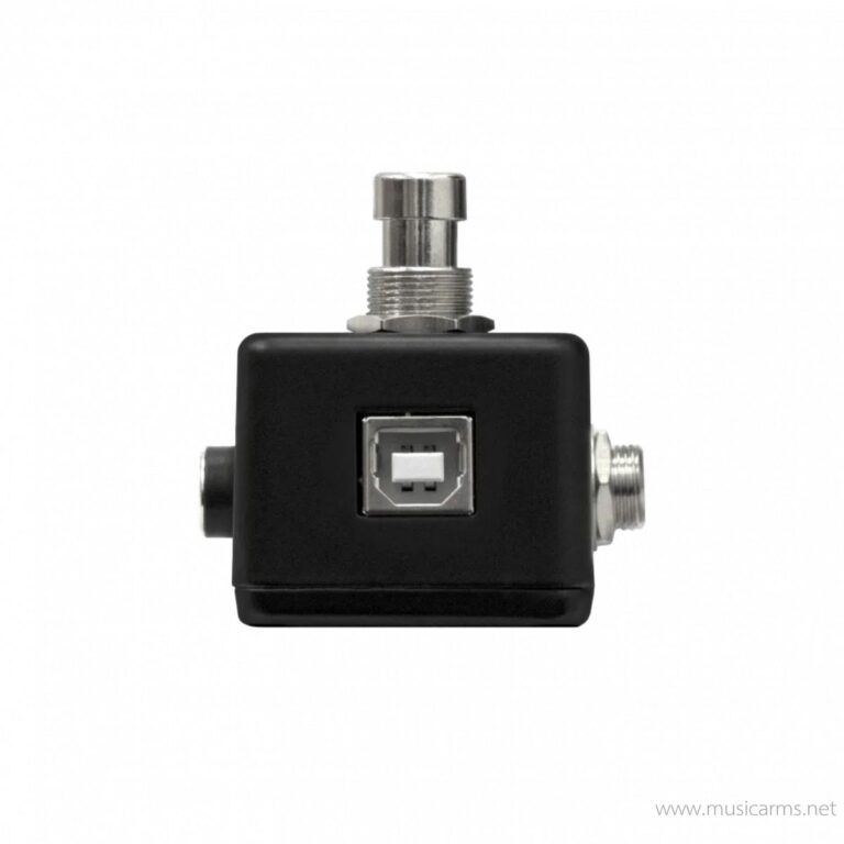 Small black rectangular electronic box with a USB port on the front and metal connectors on the top and sides. Watermark www.musicarms.net appears in the corner. ขายราคาพิเศษ
