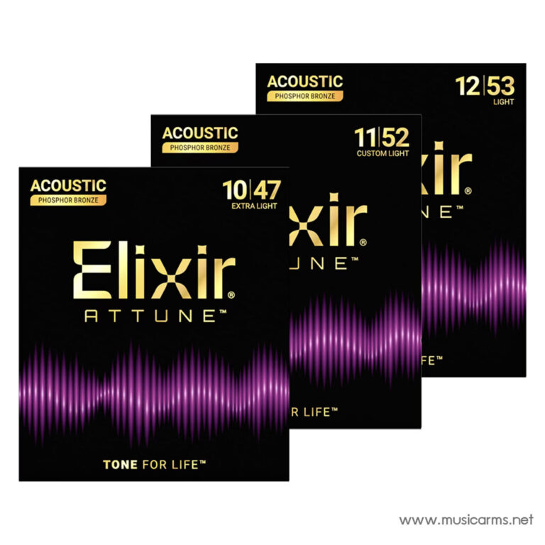 Elixir Attune Phosphor Bronze Acoustic Guitar String ขายราคาพิเศษ