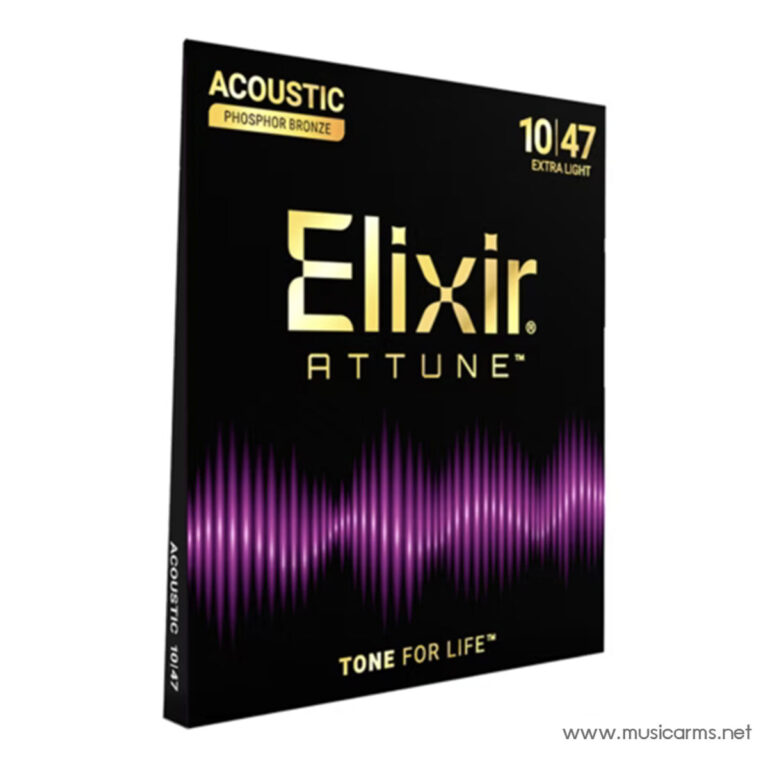 Elixir Attune Phosphor Bronze Acoustic Guitar String สายกีตาร์โปร่ง ขายราคาพิเศษ