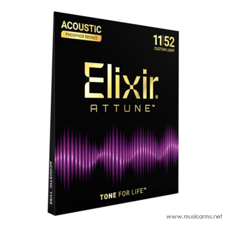 Elixir Attune Phosphor Bronze Acoustic Guitar String สายกีตาร์โปร่ง ขายราคาพิเศษ